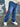 Jeans baggy lavaggio Blu art fib kk2520