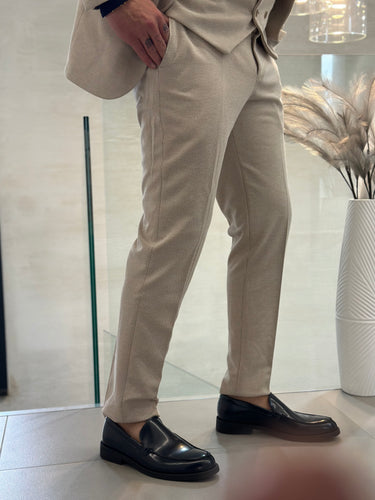 Abito Tre Pezzi Sartoriale beige fango Roma Collection