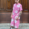 Completo fiori rosa Shirt  fiori con bermuda-0.jpeg