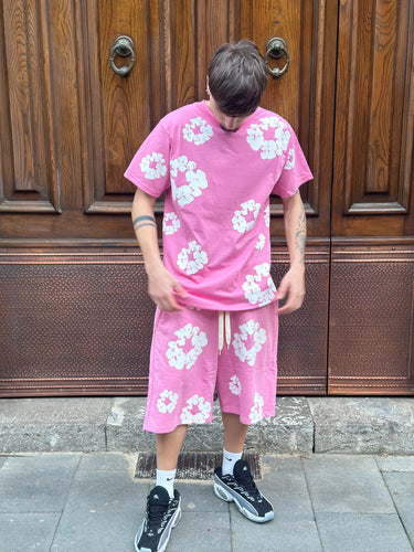 Completo fiori rosa Shirt  fiori con bermuda-1.jpeg