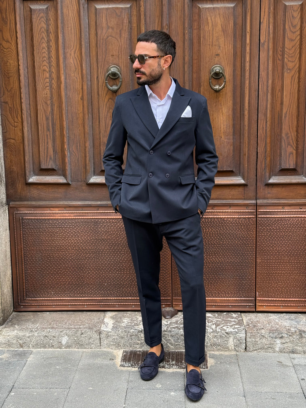 ABITO DOPPIO PETTO  MADE IN ITALY ART FIRENZE VARI COLORI