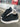sneakers sportiva nera pelle  bordino mq2