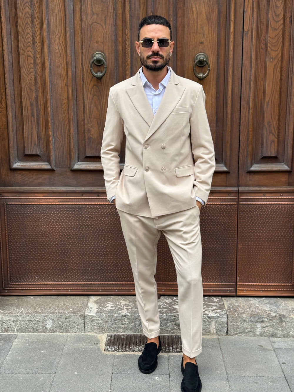 ABITO DOPPIO PETTO  MADE IN ITALY ART FIRENZE VARI COLORI