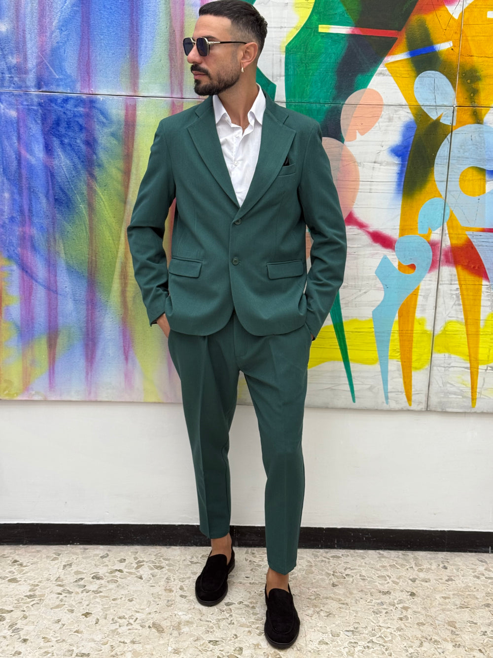 ABITO CON VITA MONOPETTO MADE IN ITALY ART FIRENZE VARI COLORI