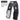 Jeans bambino nero toppa  grigia mod dsq 344