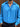 camicia in viscosa blu royal  krust Q1