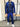 ABITO COREANO BLU ROYAL  CON REVER DAMASCATO TRE PEZZI CON GILET E  CRAVATTA ABBINTA LIMITED EDITION art zls5875
