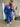 Abito doppio petto blu royal art sart q1