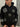 Tuta  completo fiori Brillantinata nero  DIAMOND mod DT