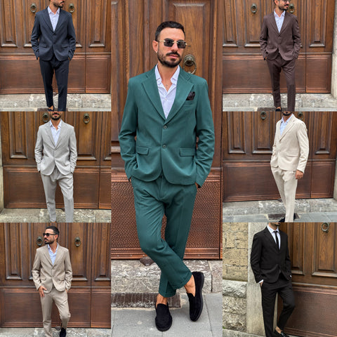 ABITO MONOPETTO MADE IN ITALY ART FIRENZE VARI COLORI