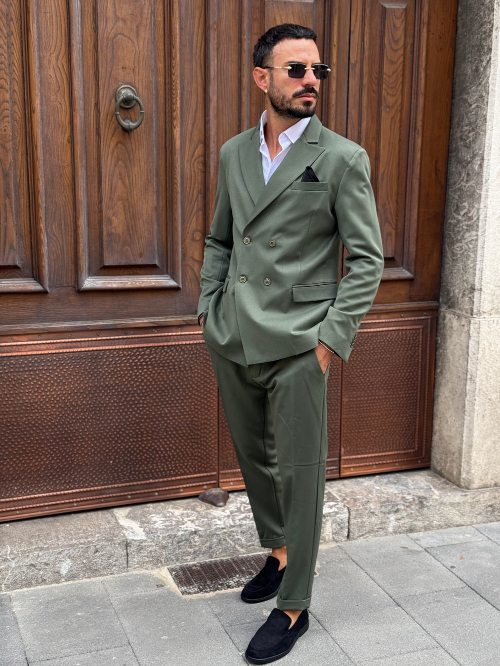 ABITO DOPPIO PETTO  MADE IN ITALY ART FIRENZE VARI COLORI