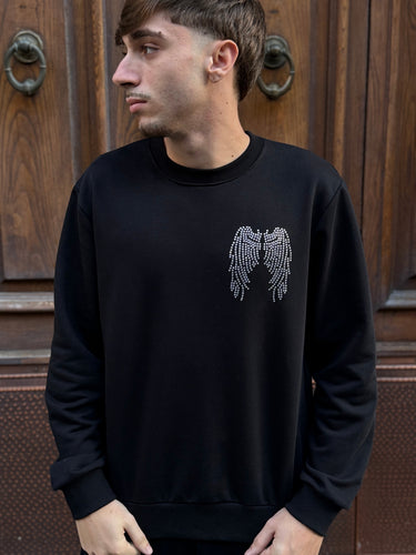 Felpa   Girocollo Nera  logo spalle dark angel-0.jpeg