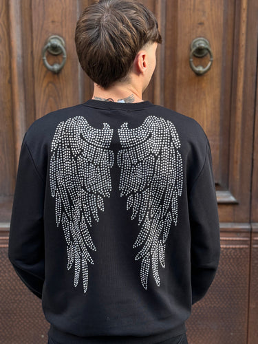 Felpa   Girocollo Nera  logo spalle dark angel-2.jpeg