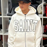 Felpa bambino bianca  ZIP con capuccio logo SAINT  boxy fit-0.jpeg