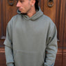 Felpa con capuccio   verde militare boxy fit  made in italy-0.jpeg