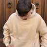 Felpa con capuccio  beige boxy fit  made in italy-0.jpeg