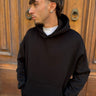 Felpa con capuccio  nera boxy fit  made in italy-0.jpeg