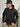 Felpa nera Brillantinata  DIAMOND con cappuccio  boxy fit made in italy-0.jpeg