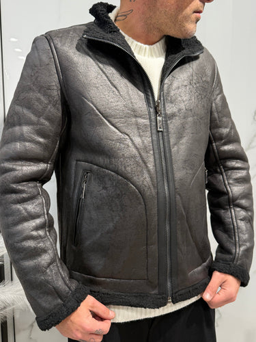 Giubbino montone Jacket nero a17-0.jpeg