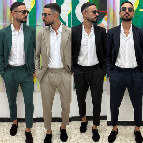 ABITO CON VITA MONOPETTO MADE IN ITALY ART FIRENZE VARI COLORI