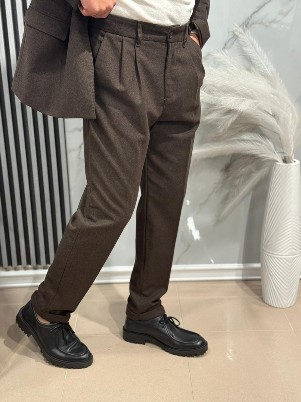 ABITO DOPPIO PETTO pantalone vita alta   MADE IN ITALY ART Must