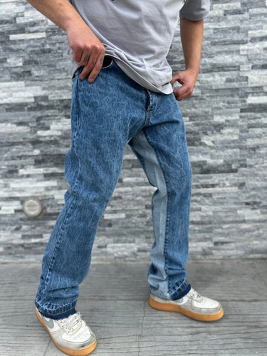 Jeans   Flare    Riga interna Celeste denim-0.jpeg