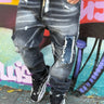 Jeans   Nero   Toppa blu sfumato mod Dsq  961-0.jpeg