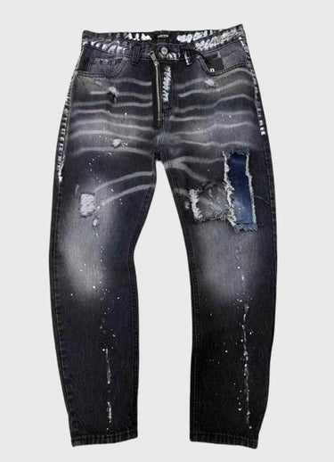 Jeans   Nero   Toppa blu sfumato mod Dsq  961-3.jpeg