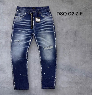 Jeans  blu mod d .s.q   O2 zip-1.jpeg