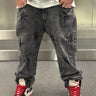 Jeans marrone neroMARMORIZZATO BUNKER-0.jpeg