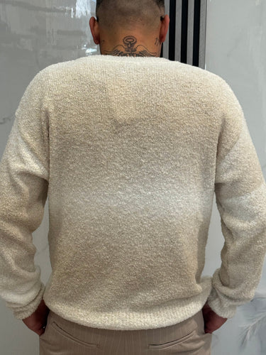 Maglione beige sfumato  bianco art jolly-1.jpeg