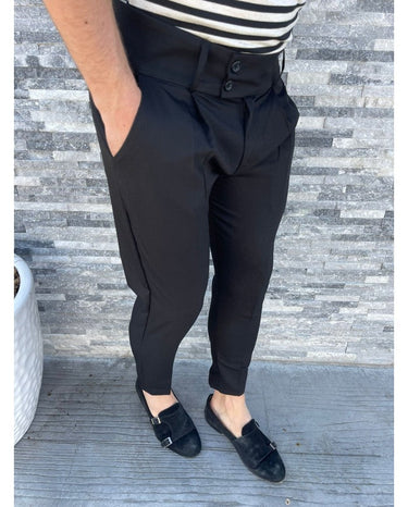 Pantalone Vita Alta Nero Art due bottoni Q1-0.jpeg