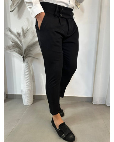 Pantalone Vita Alta nero  Due Bottoni q1-0.jpeg