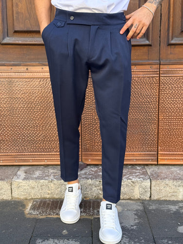 Pantalone sartoriale vita alta due bottoni vari colori zp69-12.jpeg