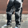 Ripped jeans bambino grigio e nero bd109-0.jpeg