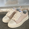 Sneakers  beige martorizzate  canvas pelle Made in Italy-0.jpeg