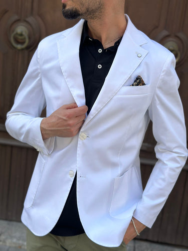 Giacca sartoriale monopetto cotone art Muster vari colori
