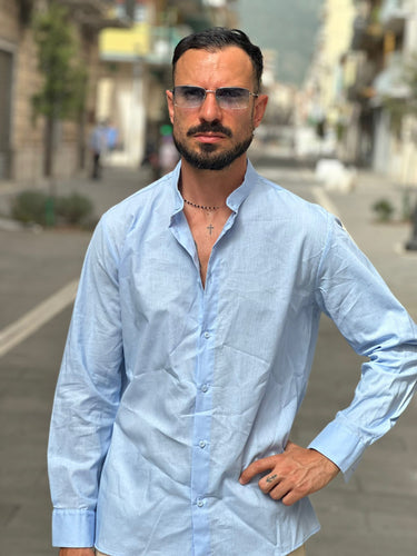Camicia coreana lino cotone vari colori