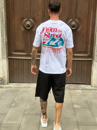 T-shirt bianca from strett