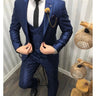 abito sartoriale blu  denim scuro   puntellato  tre pezzi art sard51-0.jpeg