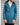 cappotto doppio petto con cappuccio verde tiffany