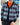 Cardigan Notorious azzurro e arancio