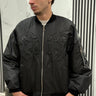 giubbino  bomber aviator logo ecopelle nero puff  cropped-0.jpeg
