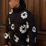 giubbino  bomber nero con fiori bianco Mod dt-0.jpeg