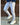 jeans bianco slim fit doppio taglio al ginocchio art easy  q1