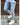 jeans blu chiaro slim fit doppio taglio al ginocchio art easy