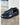 Mocassino College blu pelle con patta liscia fj