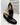 mocassino nero camoscio doppia fibia con  patta limited edition damascata  rossa     q1