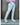 pantalone il lino GRIGIO  art central