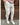 pantalone  velluto sartoriale bianco